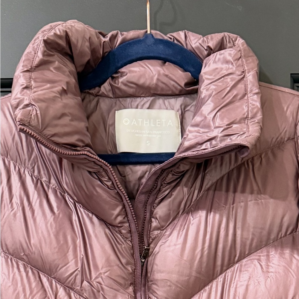Athleta Women's Lavender Puffer Jacket